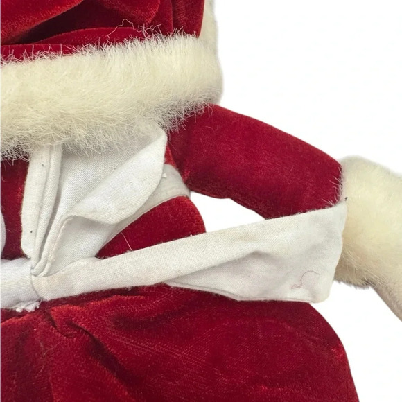 Walt Disney World Minnie Mouse Mrs. Clause Plush Gingerbread Christmas Toy GUC - Picture 13 of 15